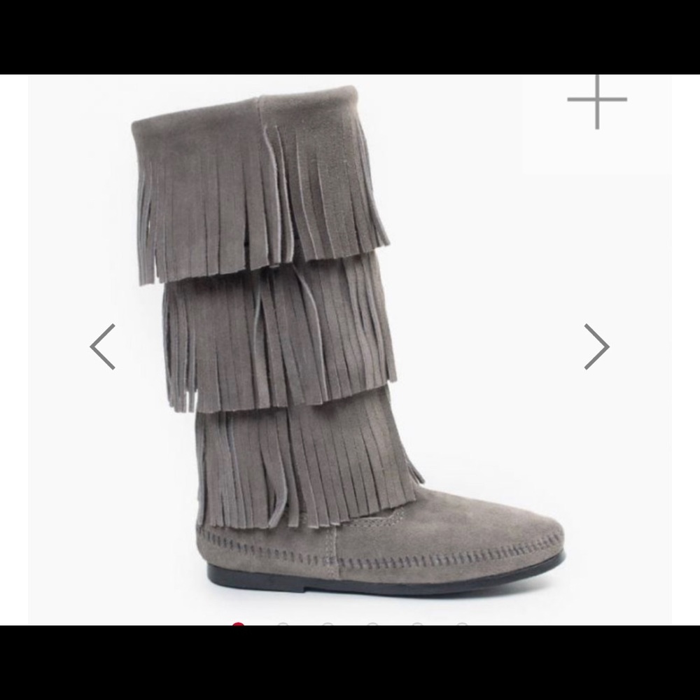 Minnetonka 3-Layer Fringe Boot - image 1